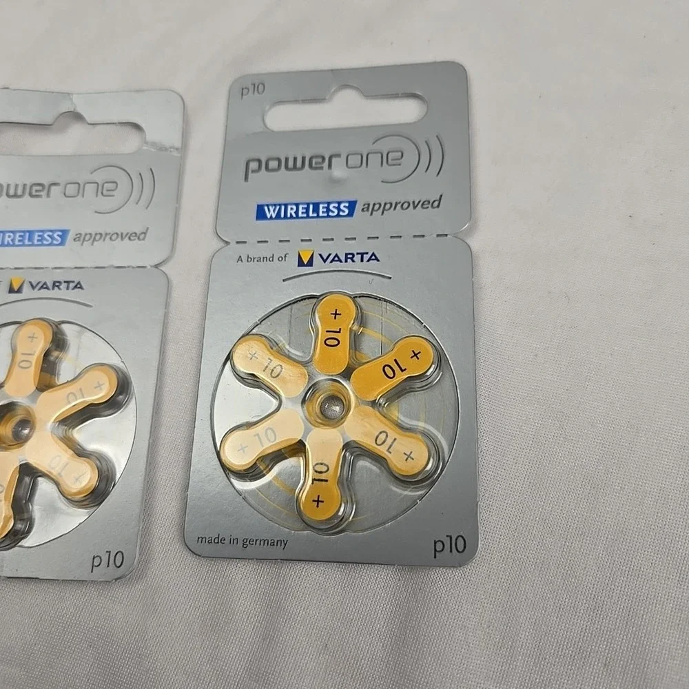 Power One 1.45V Hearing‎ Aid Batteries p10 PR70 11/24 2 Pks